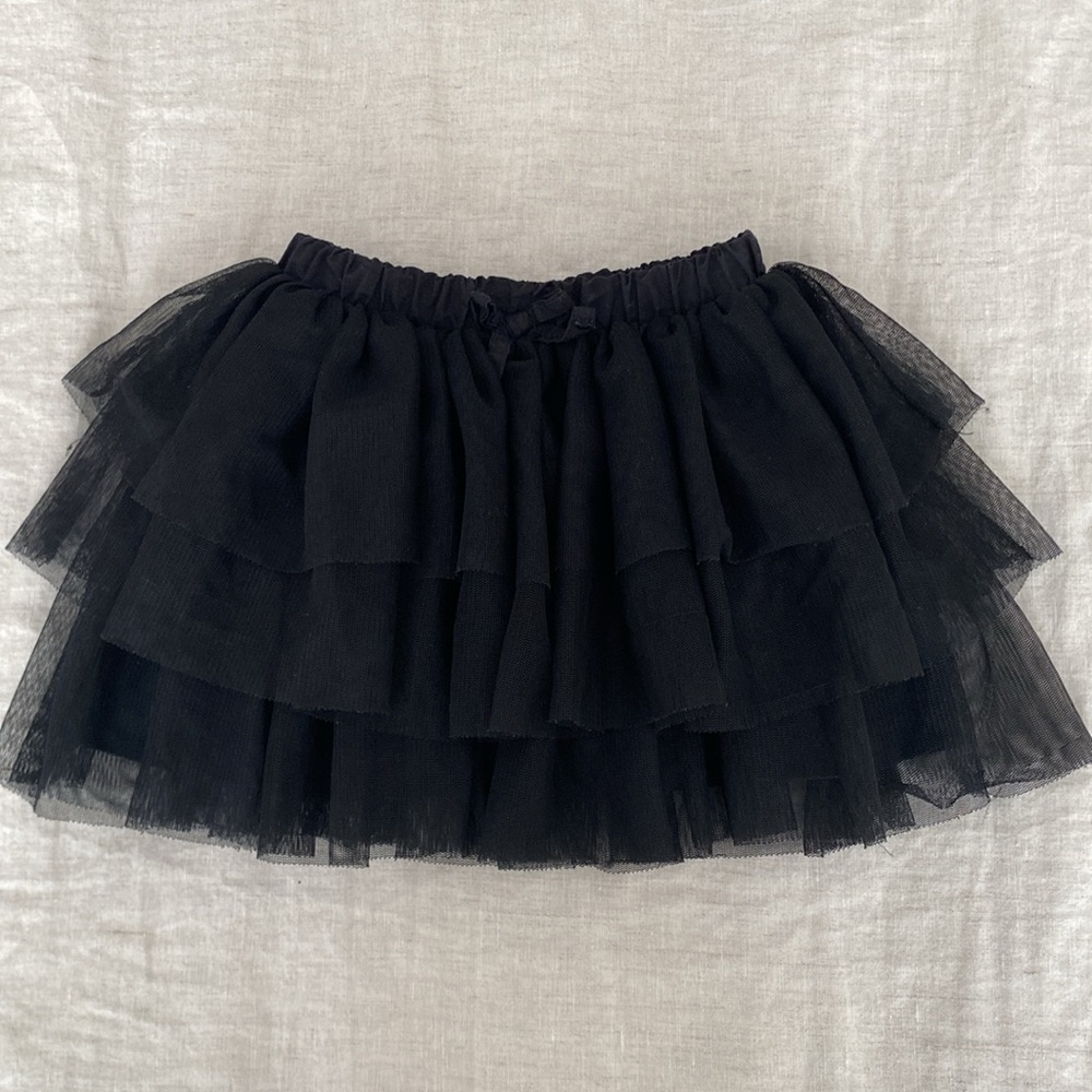 Zara Ruffled Tulle Skirt